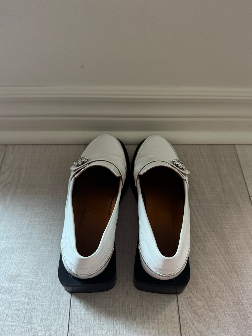GANNI Jewel Patent Leather Loafers - Picture 3 of 5